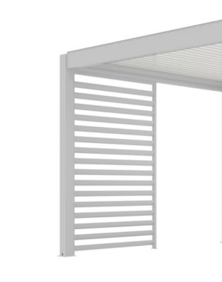 Claustra pour pergola Proloisirs 3M de côté blanc