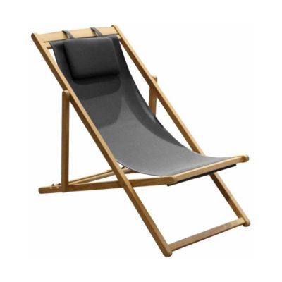 Chilienne en teck et toile Newton