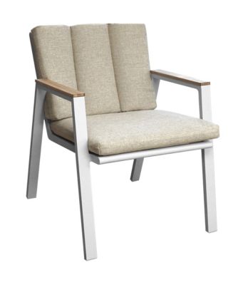 Fauteuil de jardin Leather coloris beige Proloisirs