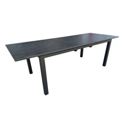 Table de jardin extensible rectangulaire en aluminium . 180 240 X .97 cm Proloisirs