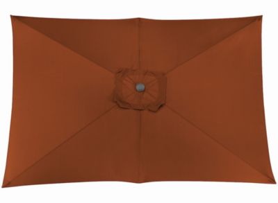 PROLOISIRS Toile Parasol Droit 3x26 Polyester 200gr SD Sienne