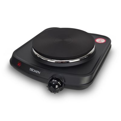Plaque de Cuisson électrique posable 1500W TRIOMPH - 1 foyer - Noir