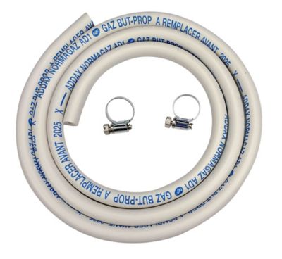 Tube caoutchouc pour gaz butane/propane garantie 5 ans, 1 m