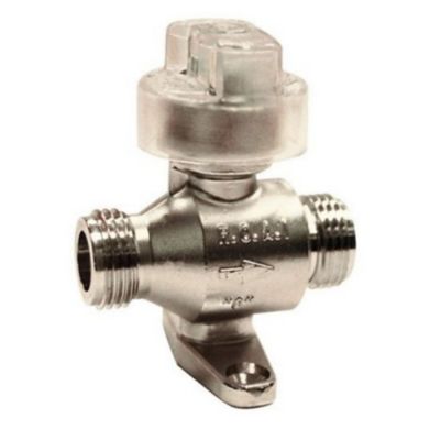 Robinet à obturateur automatique intégré Push&Turn pour gaz naturel