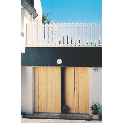 Porte De Garage 4 Vantaux Sapin L240 X H200 Cm En Kit Castorama