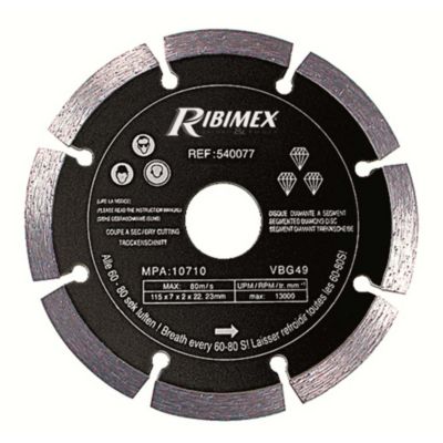 Ribimex Disque diamant brique 115 mm