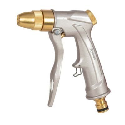 Pistolet arrosage métal laqué raccord rapide