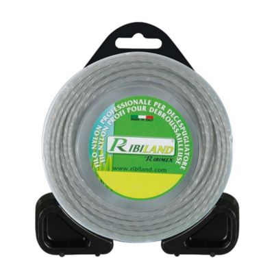 Fil carré torsadé pour débroussailleuse 3 mm 15m