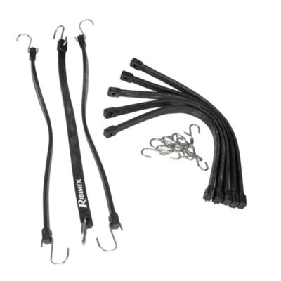 Lot de 8 tendeurs plats 36 cm largeur 1 5 cm avec crochets