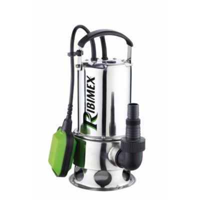 Pompe vide cave eaux chargées + interrupteur flotteur Ribimex PRPVC1101CI