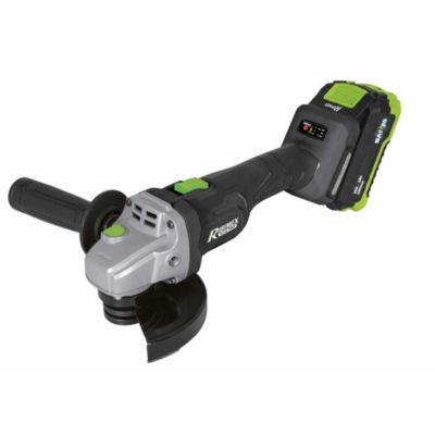 Meuleuse d'angle pro 125mm 3 vitesses RBAT 20 20V batterie 2 Amp et câble de charge USB