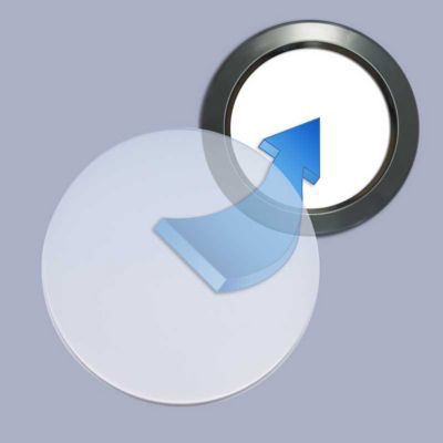 Verre semi opaque pour hublot Skylab ø260 mm