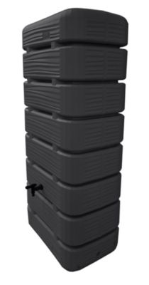 Récupérateur d'eau rectangulaire Belli Dune 320L l.60 x H.145 cm anthracite