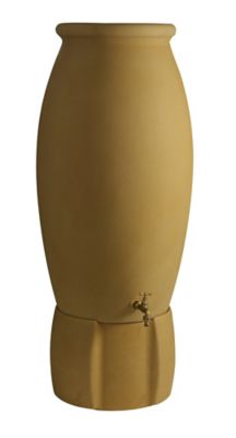 Récupérateur d'eau de pluie 235L Belli coloris beige ø60 x H.146 cm