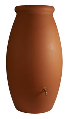 Récupérateur d'eau de pluie 500L Bellijardin coloris terre cuite ø80 x H.143 cm