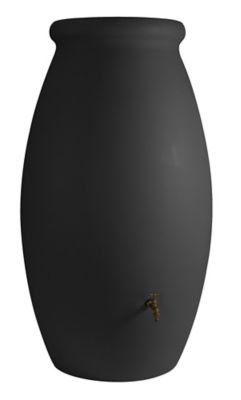Récupérateur d'eau de pluie 500L Belli coloris anthracite ø80 x H.143 cm