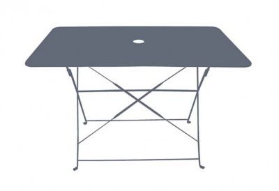 Chalet & Jardin Ensemble repas Bistrot dépliant métal Table + 4 Chaises