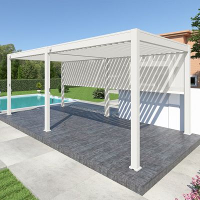 Pergola bioclimatique autoportée collection VS 3x6M - vue 2