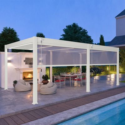 Pergola bioclimatique Ombréa VS autoportante 4x6M