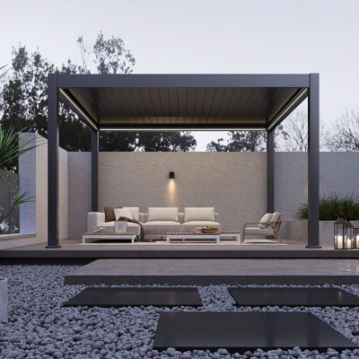 Kit LED PERGOLA BIOCLIMATIQUE AUTOPORTANTE 4x4M - vue 2