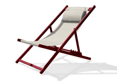 Chilienne pliante Julia aluminium gris anthracite L.93/102 x l.58 cm City Garden (lot de 2)