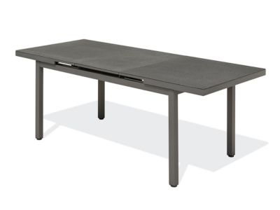 Table en alu et spraystone avec rallonge automatiquee DANIA