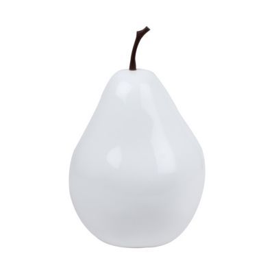 Poire décorative grand modèle blanc