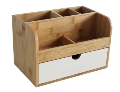 Organiseur de 6 compartiments L 23,5 cm x l. 15 cm en bambou