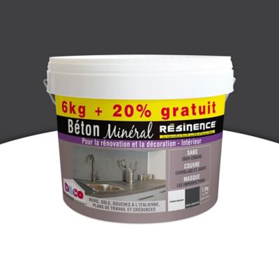 B Ton Min Ral R Sinence Gris Ardoise 6kg Castorama
