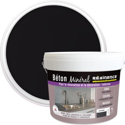 Béton minéral Résinence noir intense 6kg
