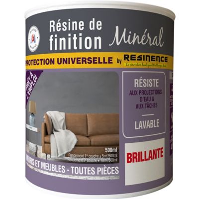 Résine de finition zone sèche Résinence incolore brillant 0,5L