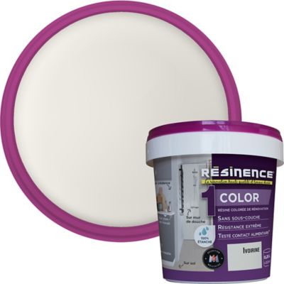 Résine multisupports Résinence Color satin ivoirine 250ml
