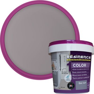 Résine multisupports Résinence Color gris taupe satin 250ml