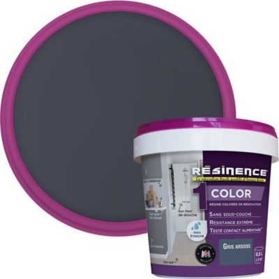 Résine multisupports Résinence Color ardoise satin 500ml