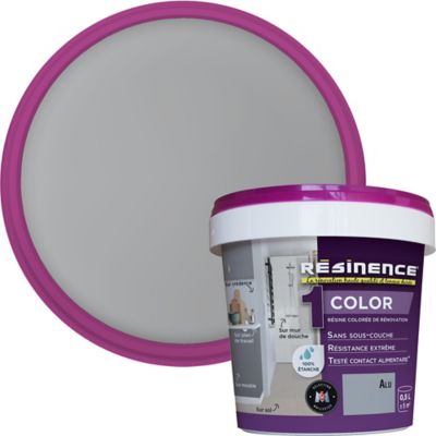 Résine multisupports Résinence Color alu satiné 500ml