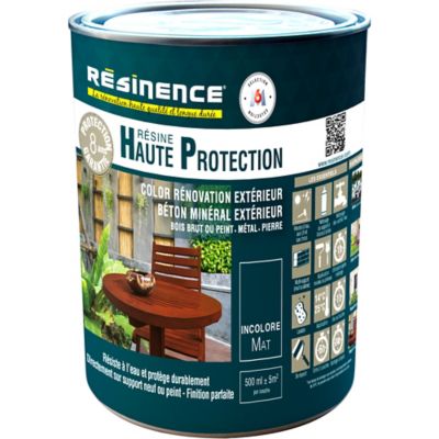 Résine extérieur haute protection Résine extérieur nce mat 0,5L