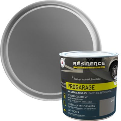 Résine de rénovation sol pro Résinence garage zinc 300ml