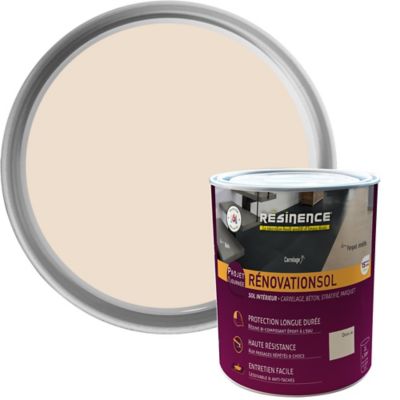 Résine de rénovation sol bi composante époxy Résinence doux lin 2L