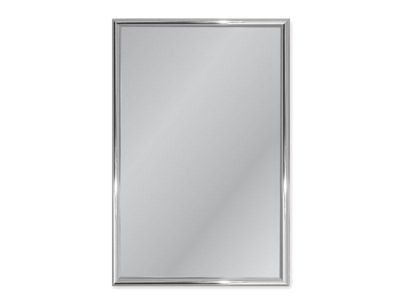 Miroir Non Lumineux Encadré Rectangulaire .40 X .60 Cm Arica Alu