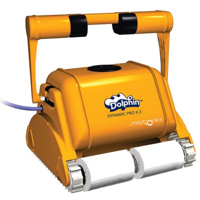 Robot electrique de piscine professionnel 25m brosse mousse DYNAMIC PROX 2 GYRO MOUSSE DOLPHIN