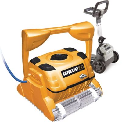 Robot electrique de piscine professionnel 25m brosse combinée WAVE 100 DOLPHIN