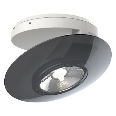 Plafonnier spot en saillie PVC noir LED 40W