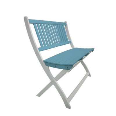 Banc de jardin en bois Burano bleu