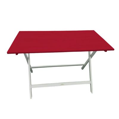 Table de jardin en bois Burano 113 x 65 cm anis