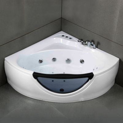 Baignoire balnéo d'angle Tasmanie Jets 135x135 cm  by Spalina