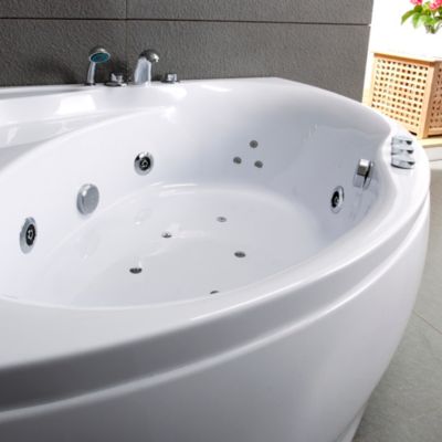 Baignoire balnéo d'angle Maldives Jets 135x135 cm  by Spalina