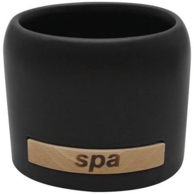 Gobelet - MSV - En céramique - SPA - 10x7.5x8cm - Noir