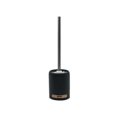 Brosse Wc avec support Céramique SPA Noir MSV
