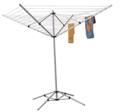 Étendoir à linge extérieur avec pieds MSV étendage 50 m