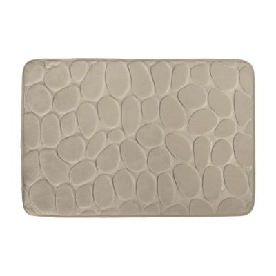 Tapis de bain Microfibre pebble 40x60cm Beige - Beige - MSV